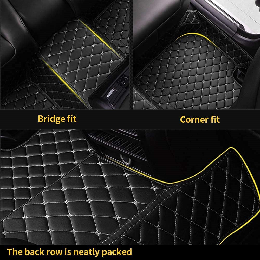 Fit Cadillac DTS XTS STS Car Floor Mats Custom All Weather Carpets Waterproof