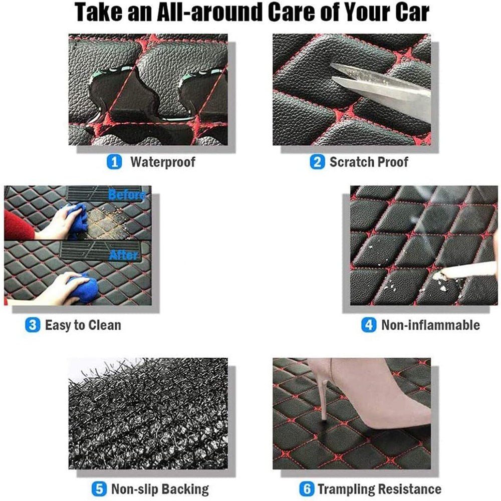 Fit Cadillac DTS XTS STS Car Floor Mats Custom All Weather Carpets Waterproof